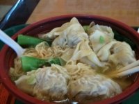 Shrimp Dumpling Egg Noodle Soup