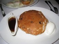 Banana-Blueberry Souffle Pancake