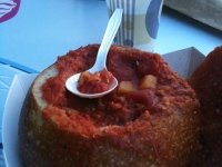 Tomato clam chowder