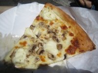 Slice of Mushroom Ricotta Pizza