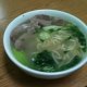 Long time boiled thick noodle soup & pork