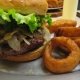 Sauteed Mushroom and Grilled Onion Buffalo Burger