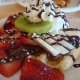 Strawberry Banana Nutella Waffle